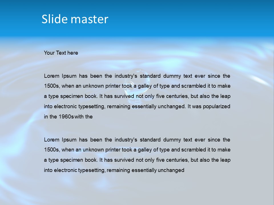Whirlpool Moments Rein PowerPoint Template
