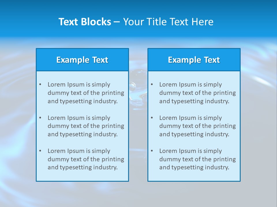 Whirlpool Moments Rein PowerPoint Template
