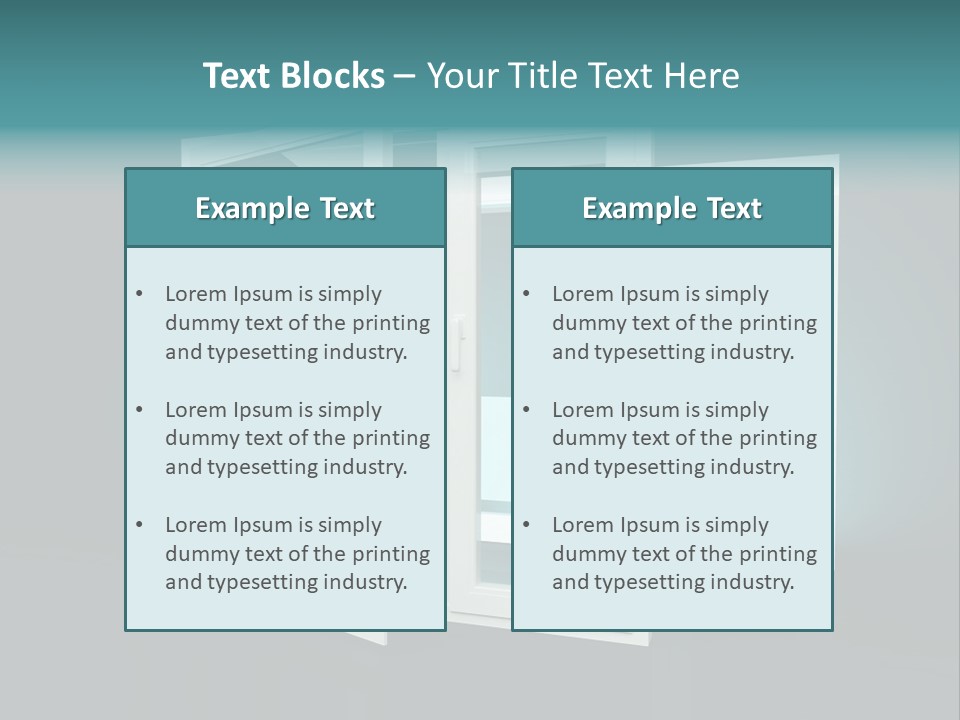 Szk Plastik Budowlany PowerPoint Template