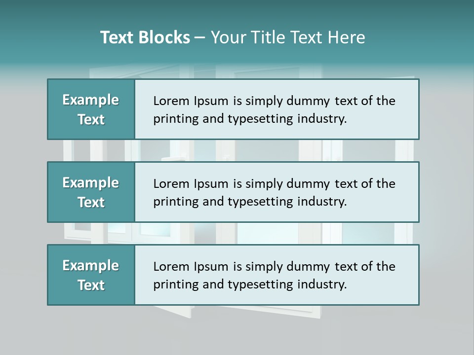 Szk Plastik Budowlany PowerPoint Template