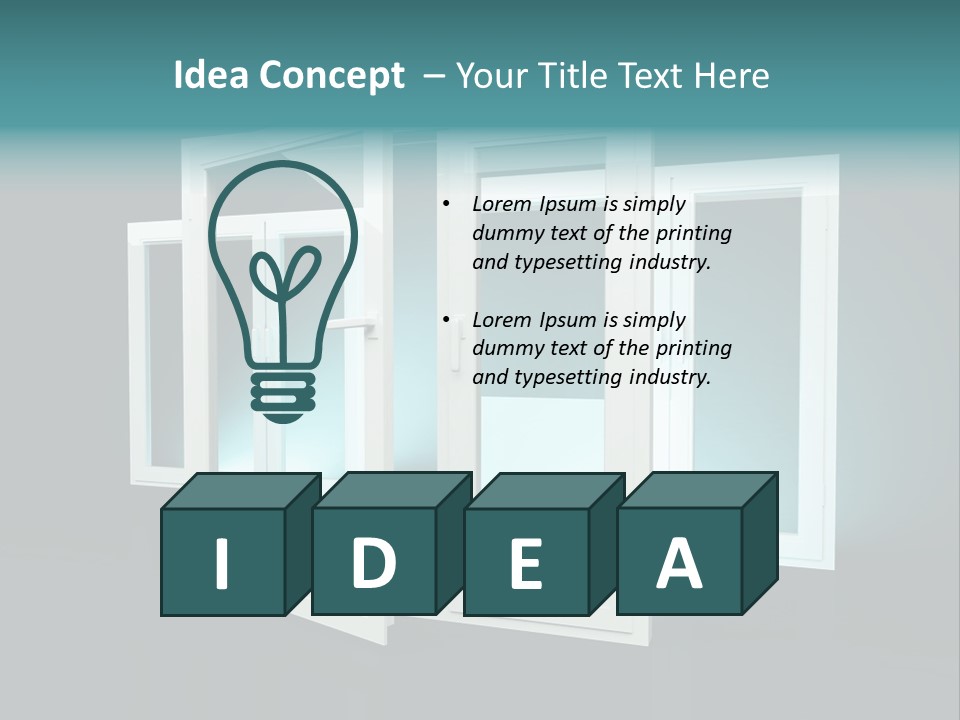 Szk Plastik Budowlany PowerPoint Template