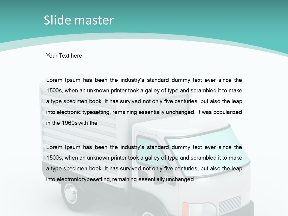Truck PowerPoint Template