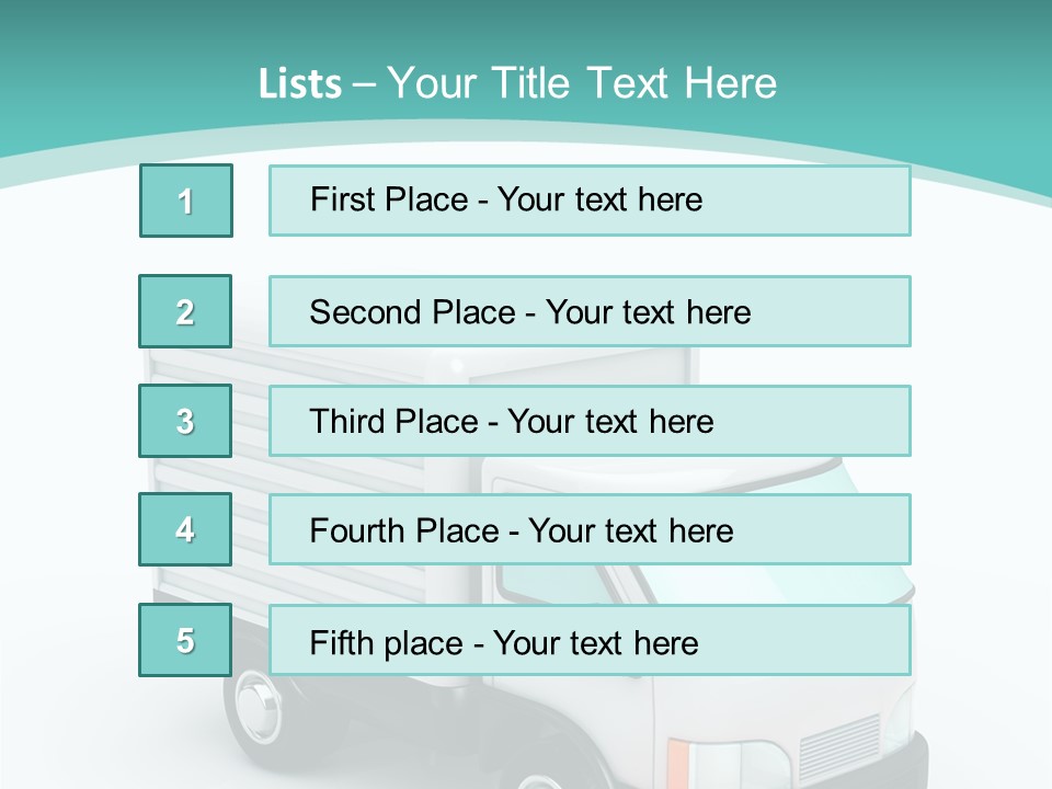 Truck PowerPoint Template