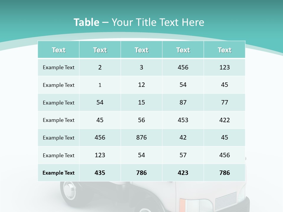 Truck PowerPoint Template