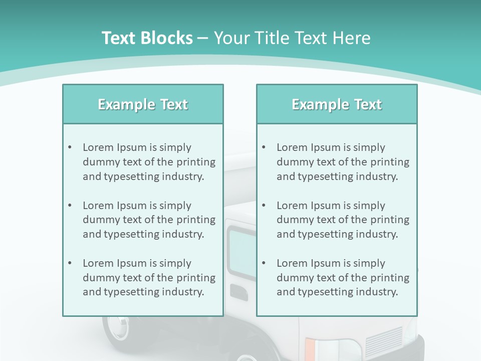 Truck PowerPoint Template
