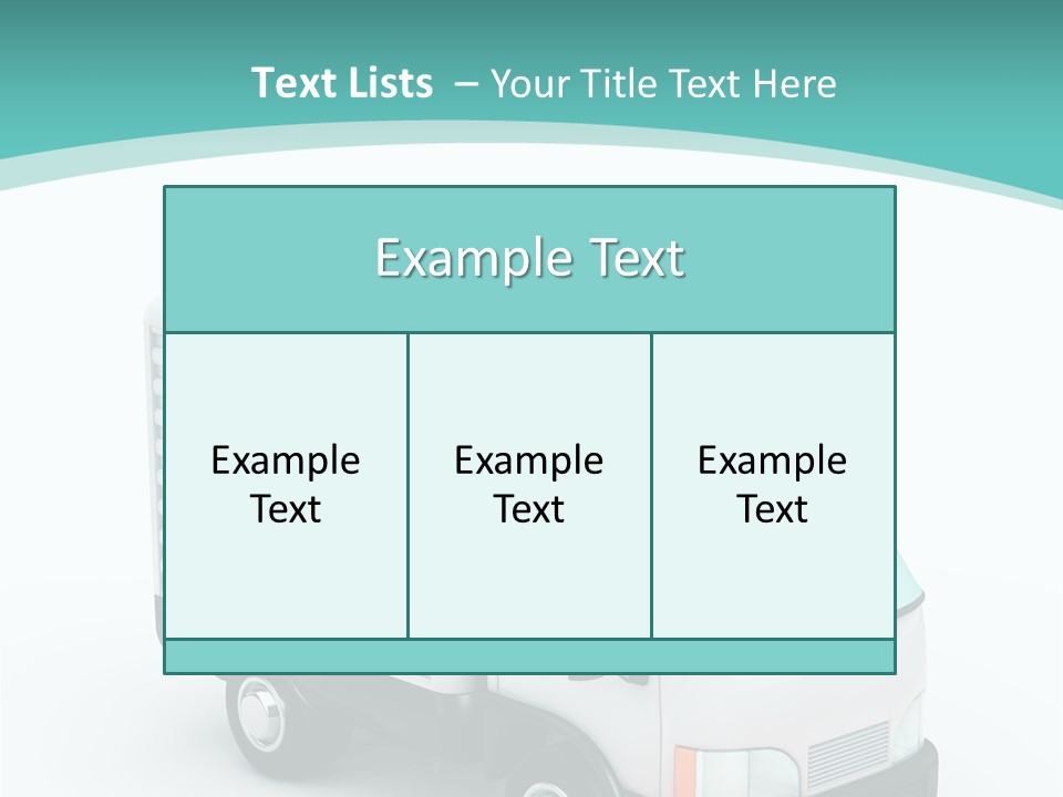 Truck PowerPoint Template