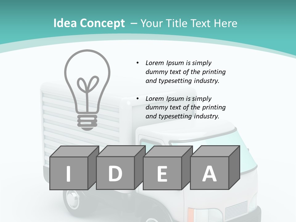 Truck PowerPoint Template