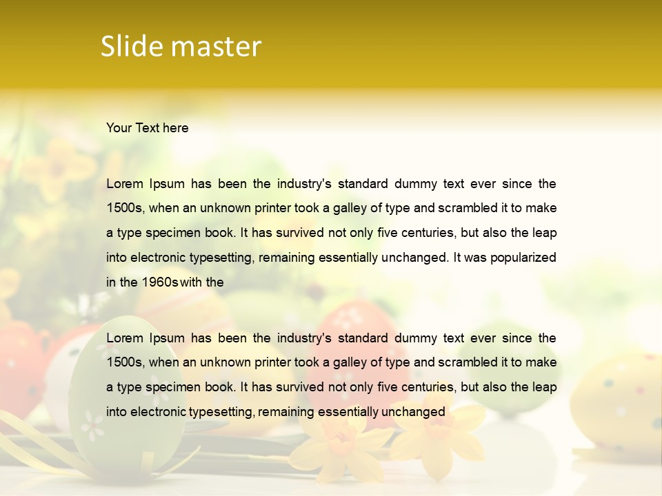 Space Bright April PowerPoint Template