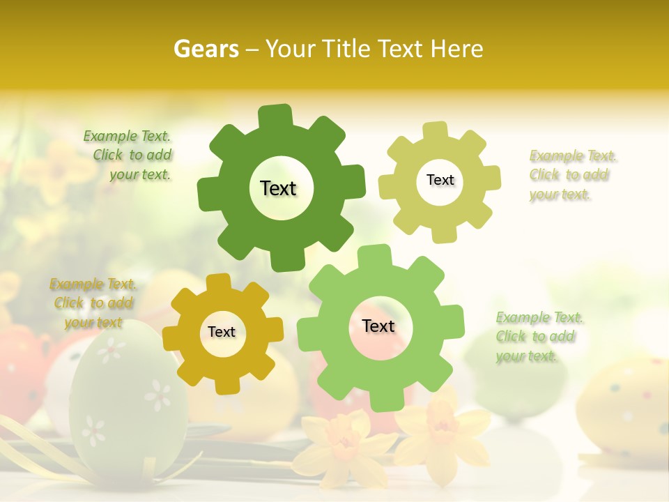 Space Bright April PowerPoint Template