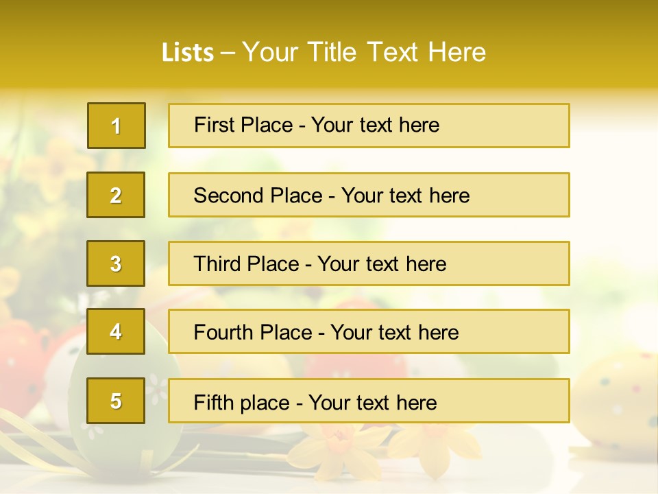 Space Bright April PowerPoint Template