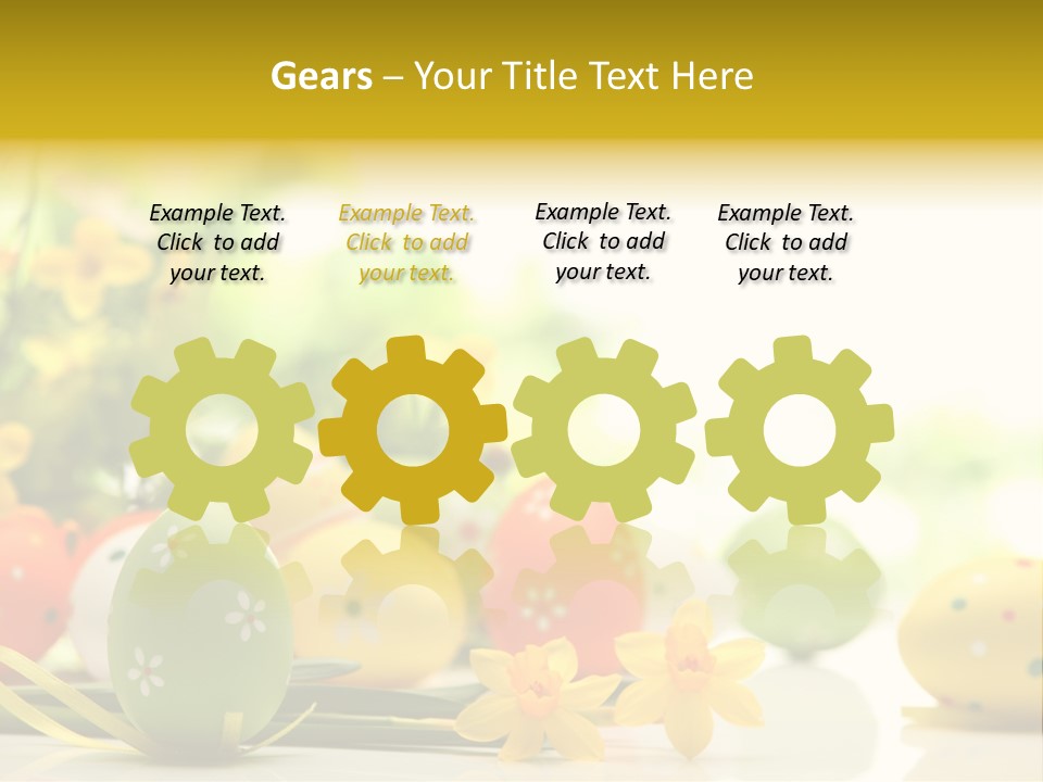 Space Bright April PowerPoint Template