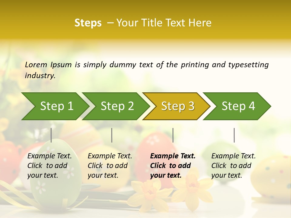 Space Bright April PowerPoint Template