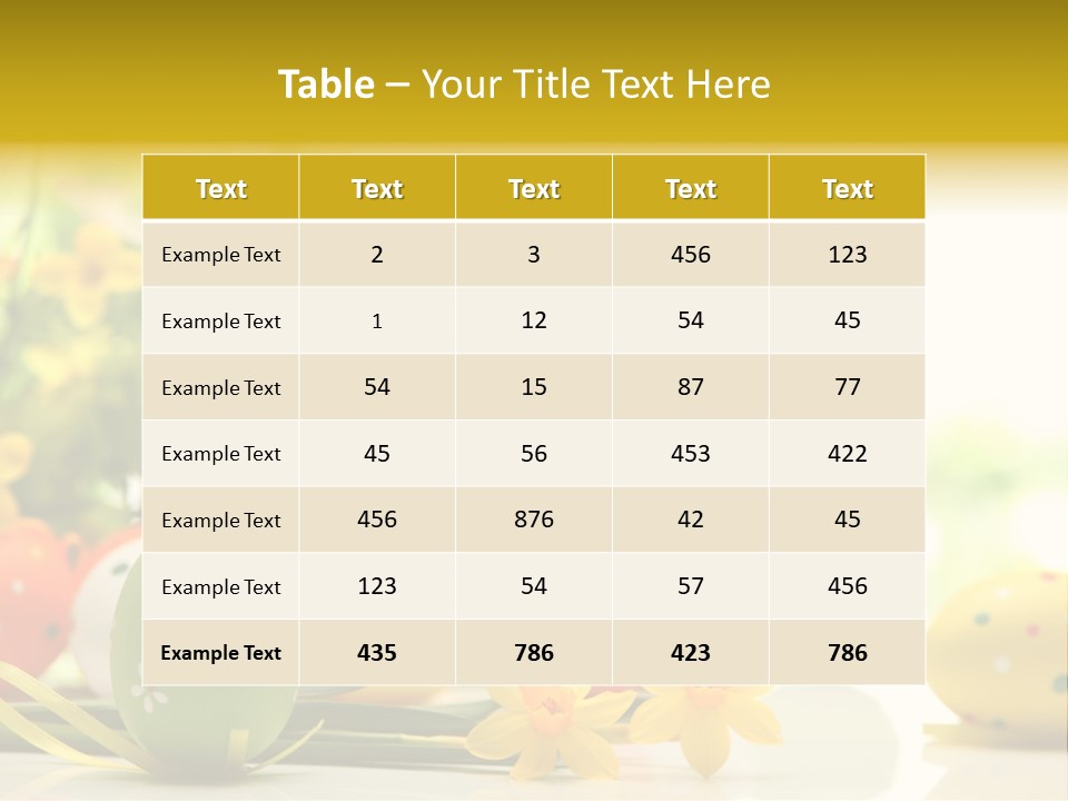 Space Bright April PowerPoint Template