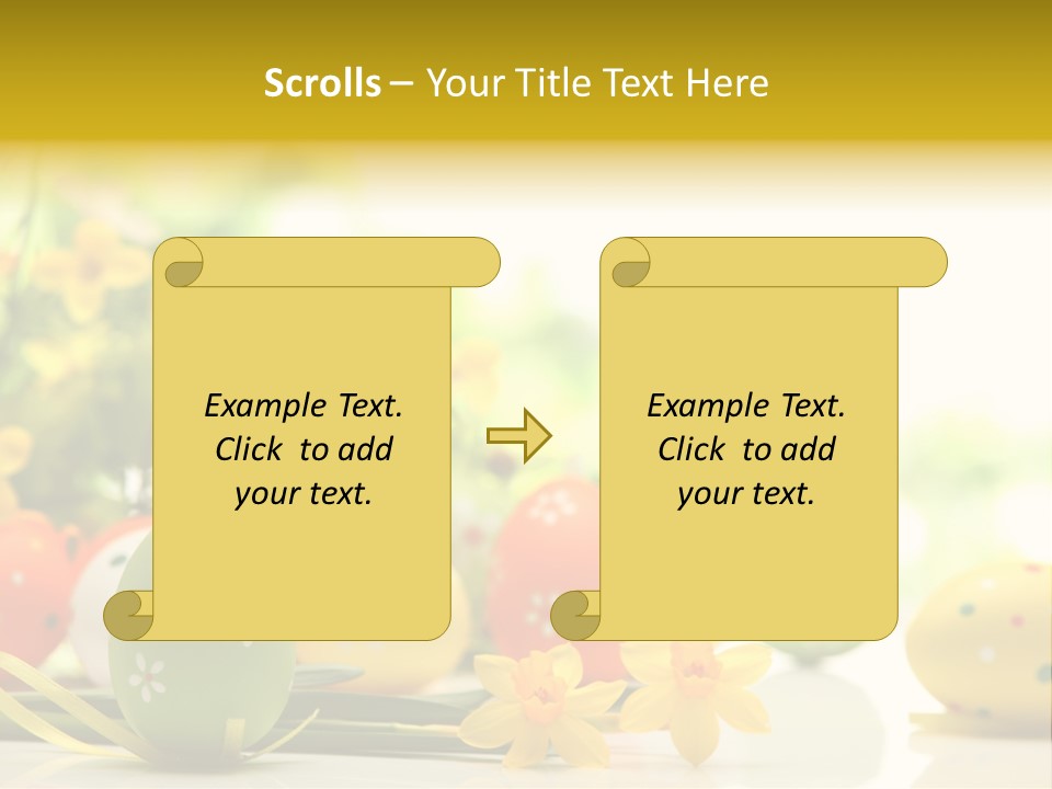Space Bright April PowerPoint Template
