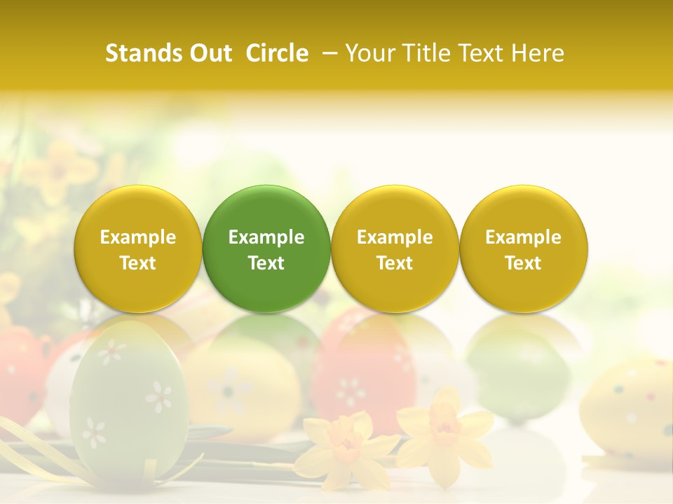 Space Bright April PowerPoint Template