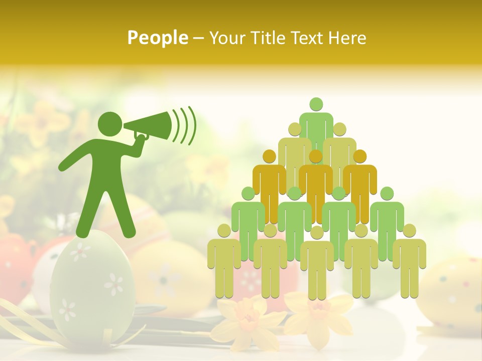 Space Bright April PowerPoint Template