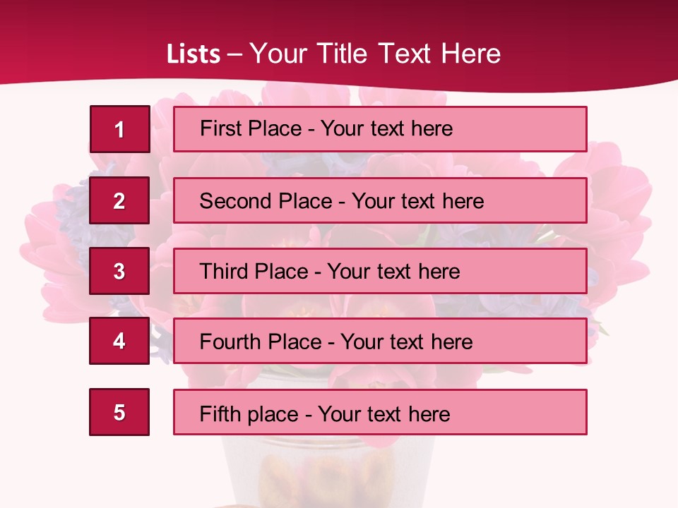 Hyacinth Beauty Pink PowerPoint Template