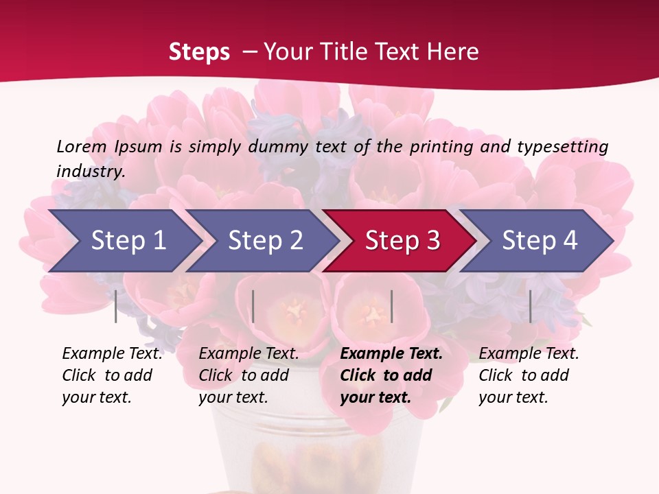 Hyacinth Beauty Pink PowerPoint Template