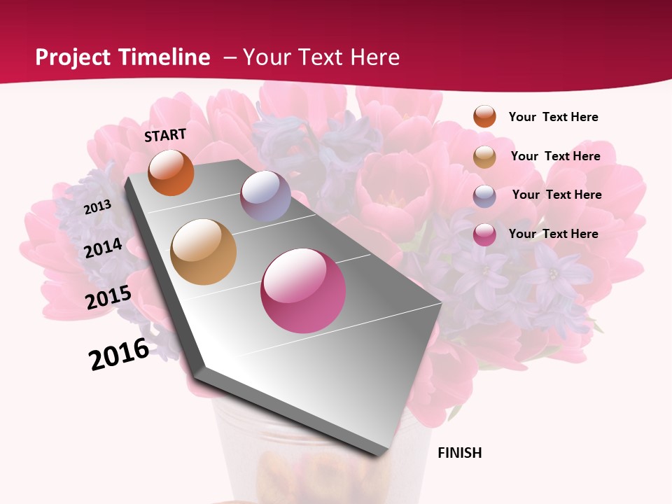 Hyacinth Beauty Pink PowerPoint Template