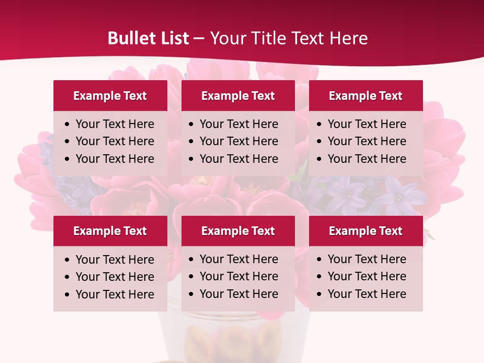 Hyacinth Beauty Pink PowerPoint Template