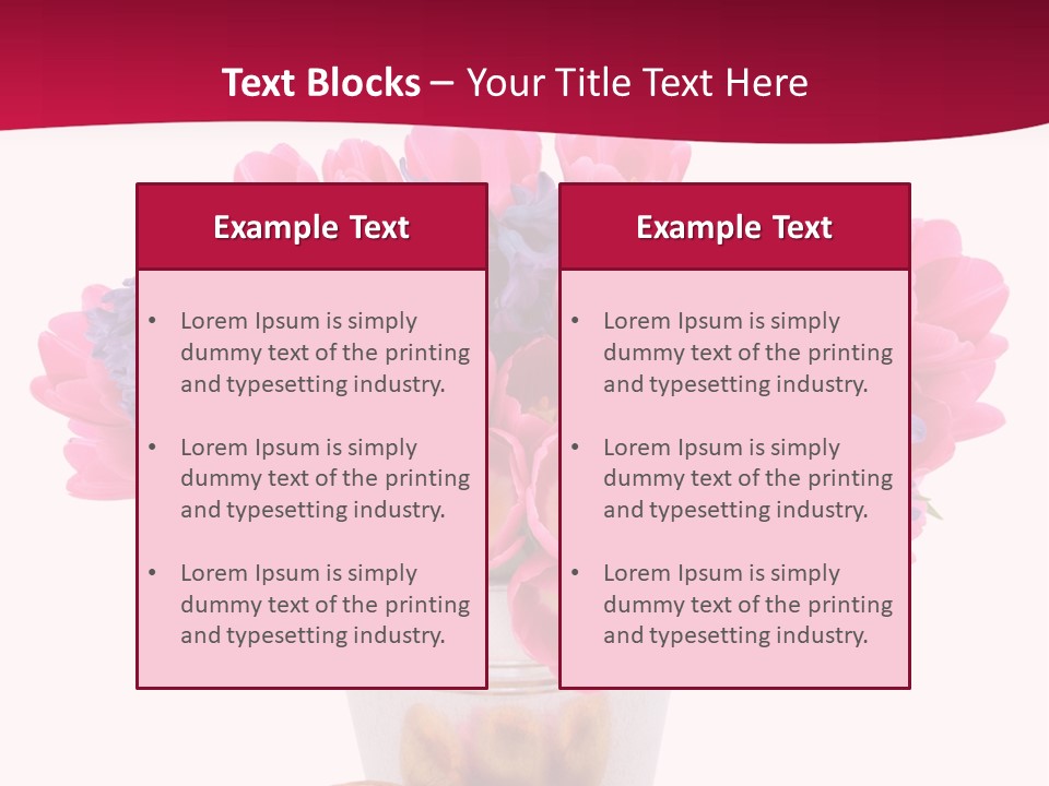 Hyacinth Beauty Pink PowerPoint Template