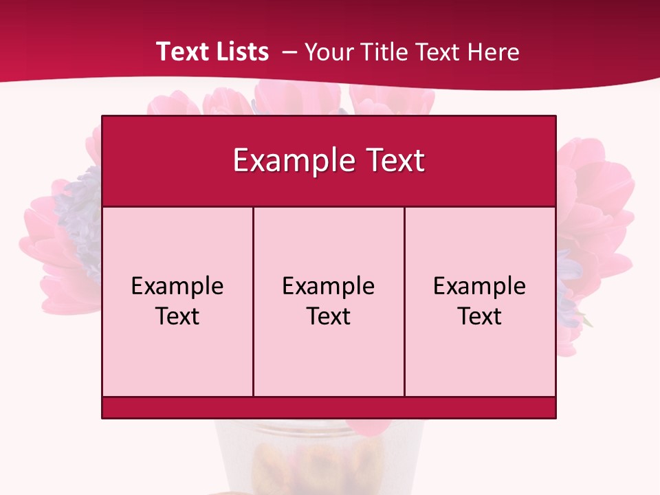 Hyacinth Beauty Pink PowerPoint Template