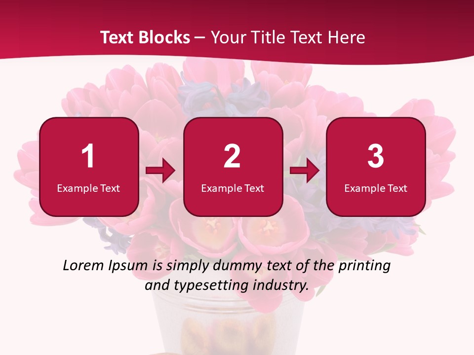 Hyacinth Beauty Pink PowerPoint Template