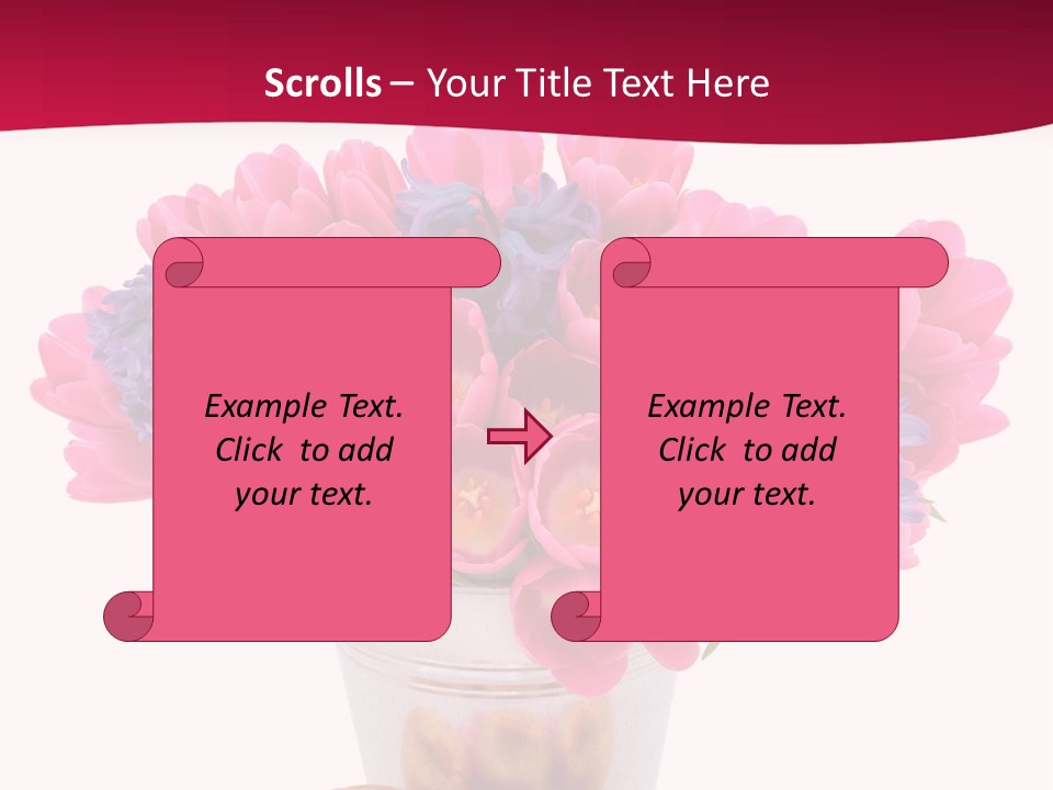 Hyacinth Beauty Pink PowerPoint Template
