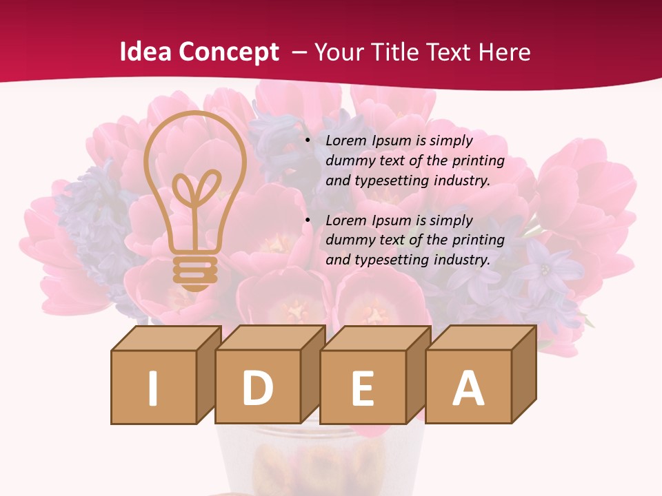 Hyacinth Beauty Pink PowerPoint Template