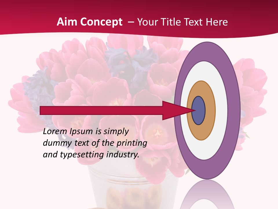 Hyacinth Beauty Pink PowerPoint Template