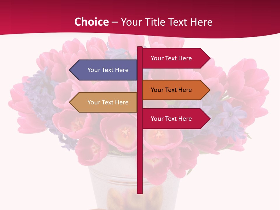 Hyacinth Beauty Pink PowerPoint Template