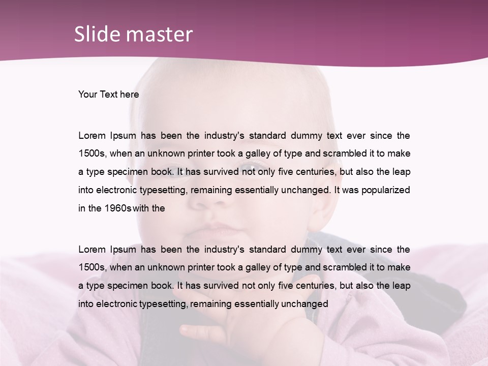 Menschliches Gesicht Grinsen Neu PowerPoint Template