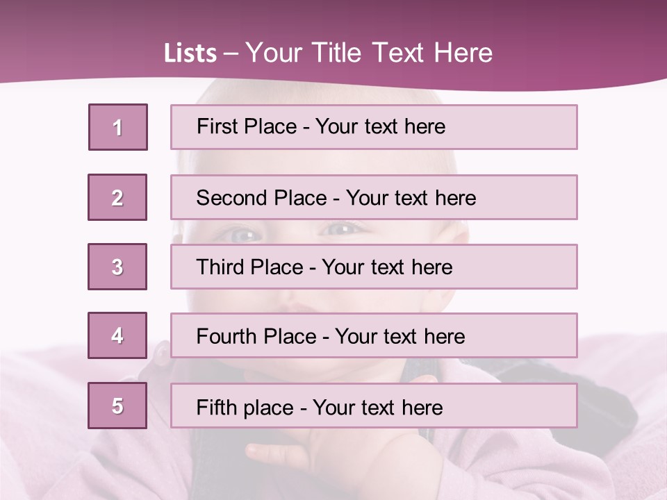Menschliches Gesicht Grinsen Neu PowerPoint Template