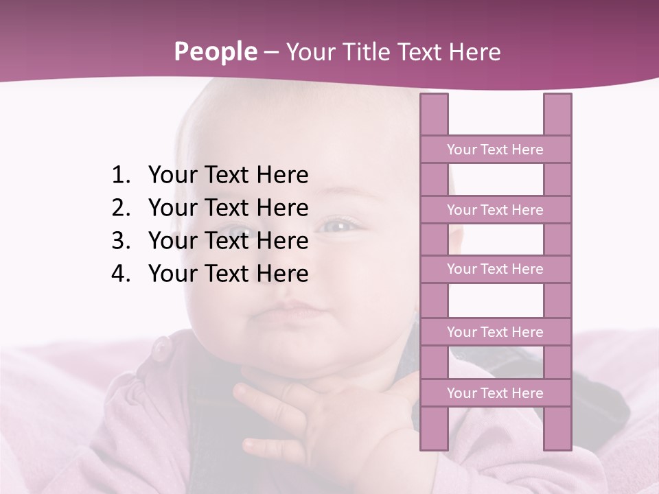 Menschliches Gesicht Grinsen Neu PowerPoint Template