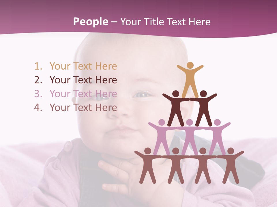 Menschliches Gesicht Grinsen Neu PowerPoint Template