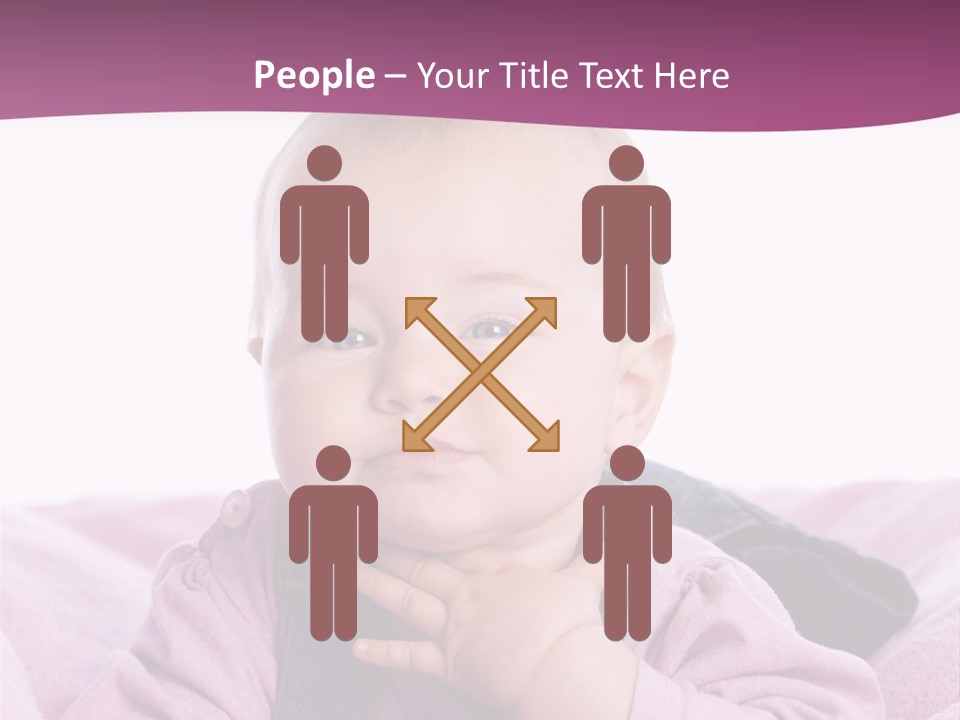 Menschliches Gesicht Grinsen Neu PowerPoint Template