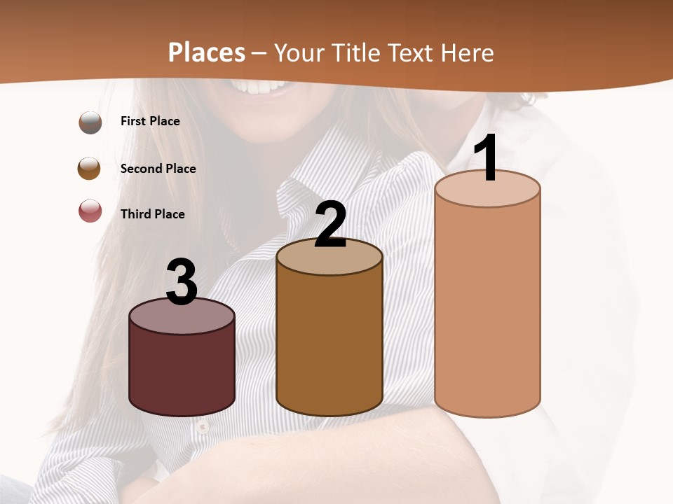 Embrace Human Portrait PowerPoint Template