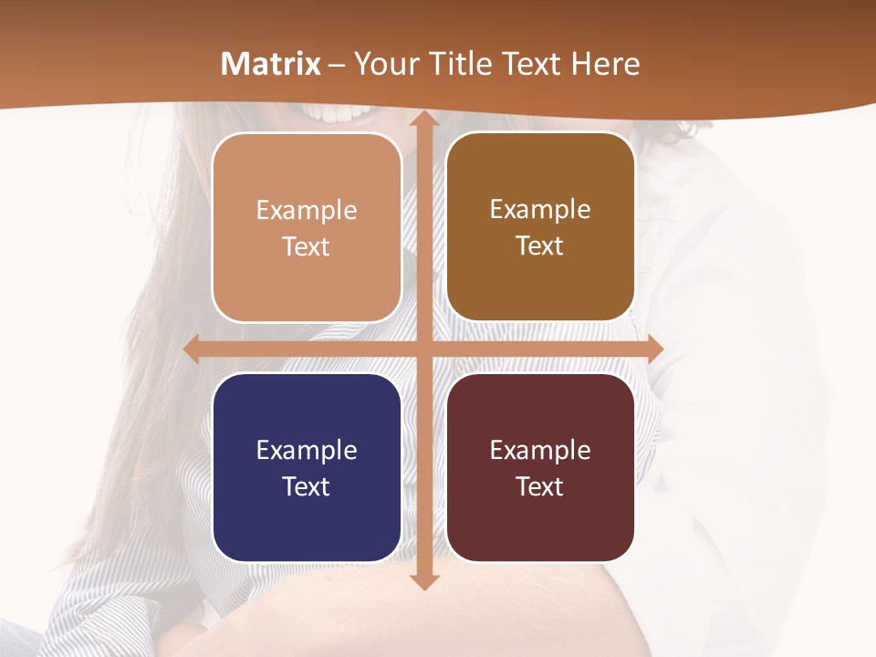 Embrace Human Portrait PowerPoint Template