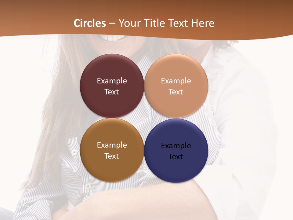 Embrace Human Portrait PowerPoint Template