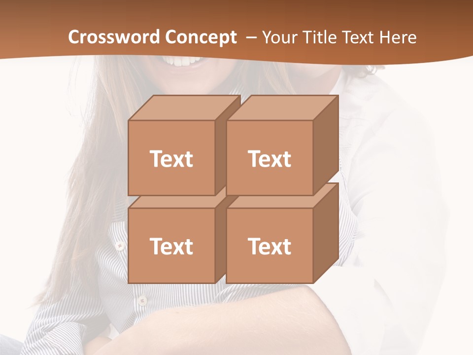 Embrace Human Portrait PowerPoint Template