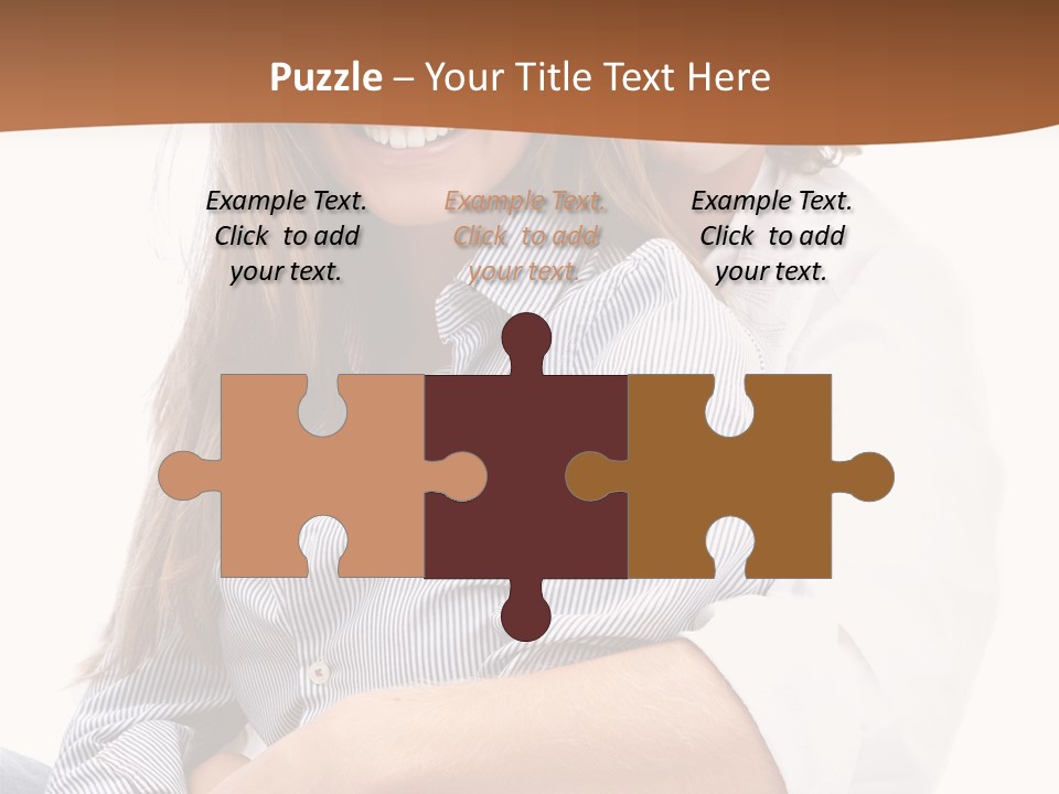 Embrace Human Portrait PowerPoint Template