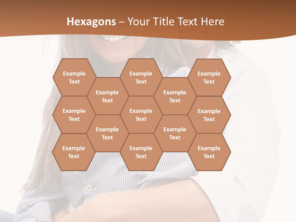 Embrace Human Portrait PowerPoint Template