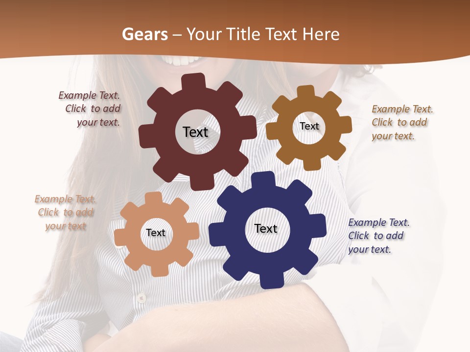 Embrace Human Portrait PowerPoint Template