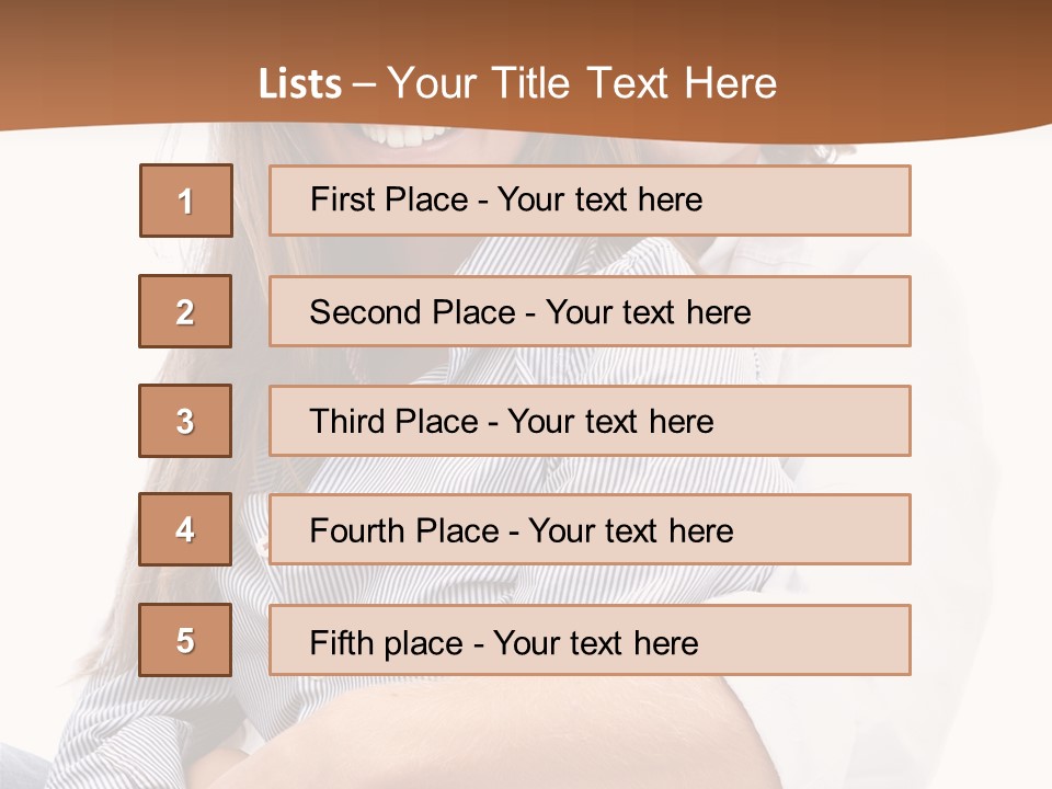 Embrace Human Portrait PowerPoint Template