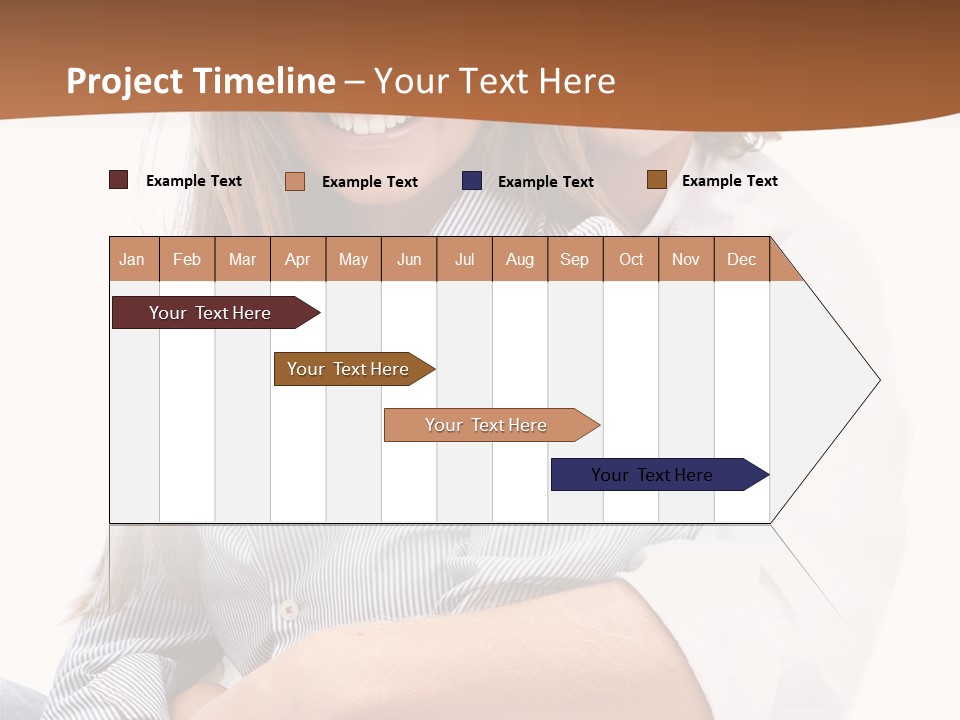 Embrace Human Portrait PowerPoint Template