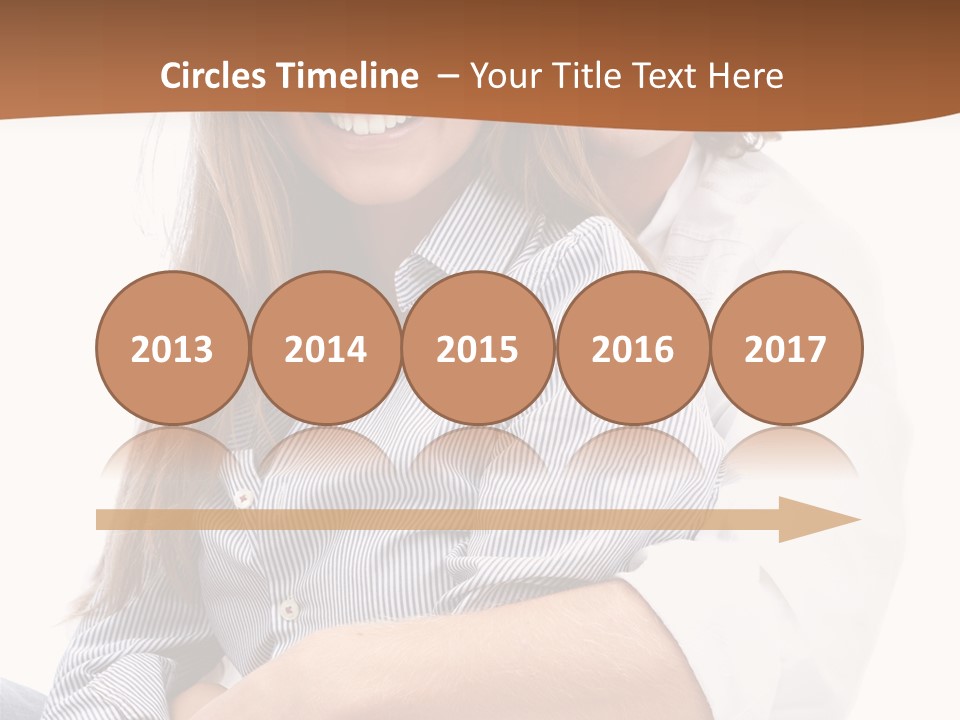 Embrace Human Portrait PowerPoint Template