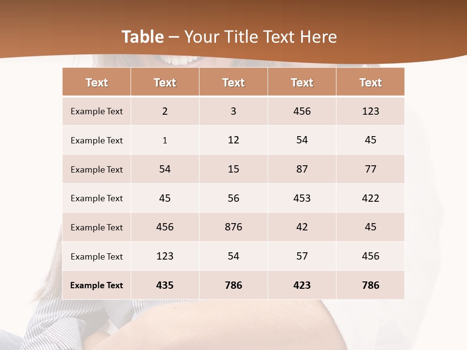 Embrace Human Portrait PowerPoint Template