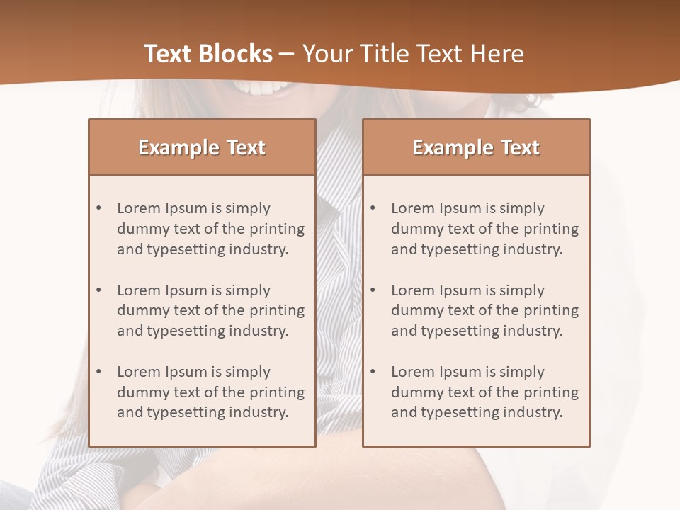 Embrace Human Portrait PowerPoint Template