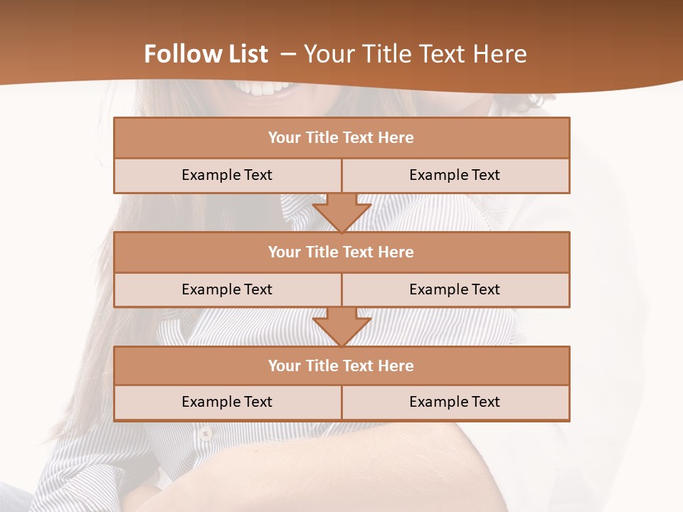 Embrace Human Portrait PowerPoint Template