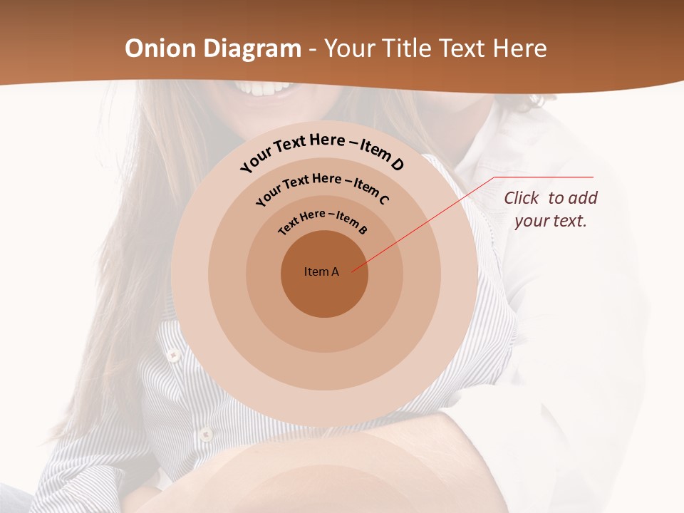 Embrace Human Portrait PowerPoint Template